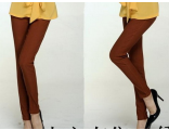 Обтягивающие летние брюки с завышенной талией в ассортименте 7 цветов